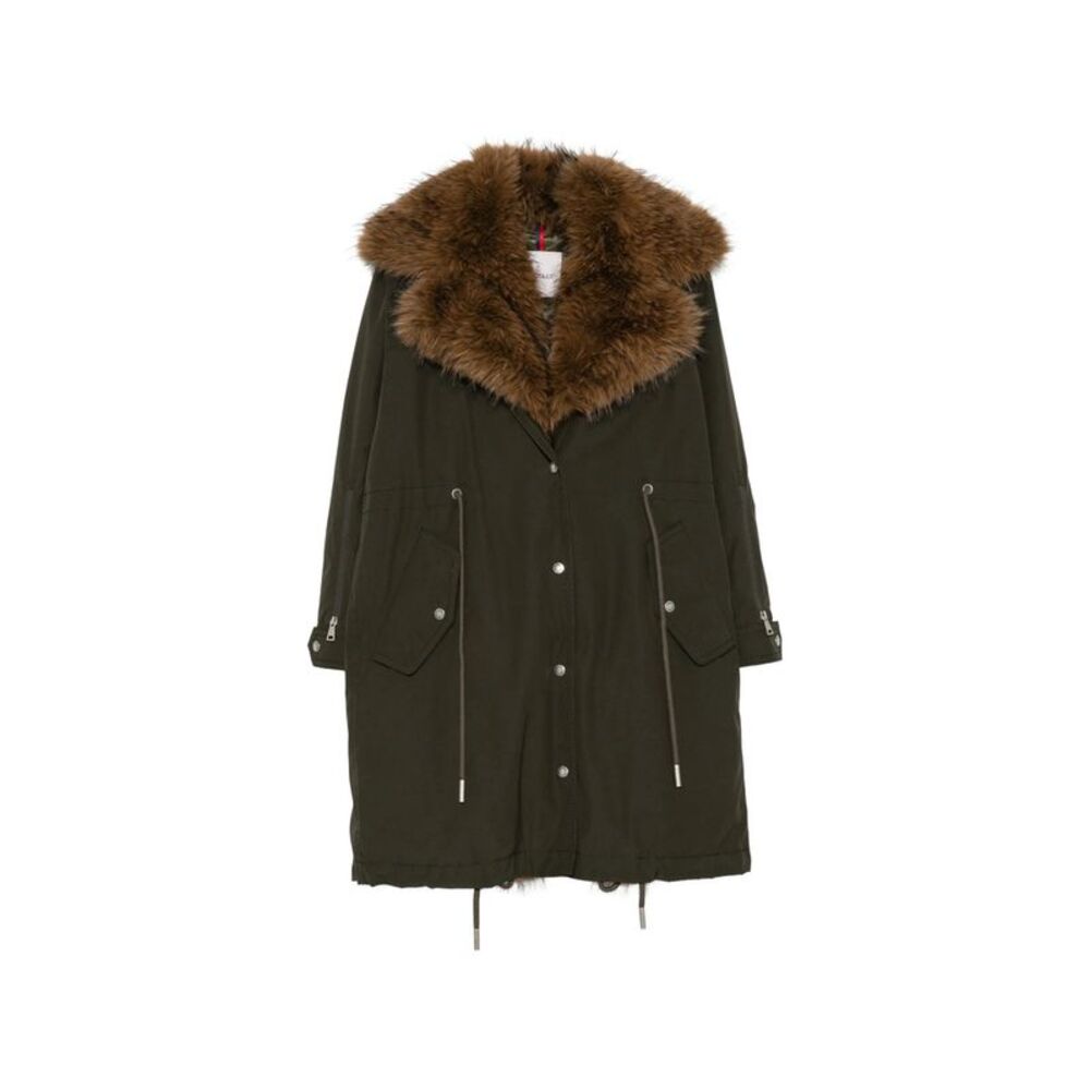 Moncler Green Coats - Parka Coats Women